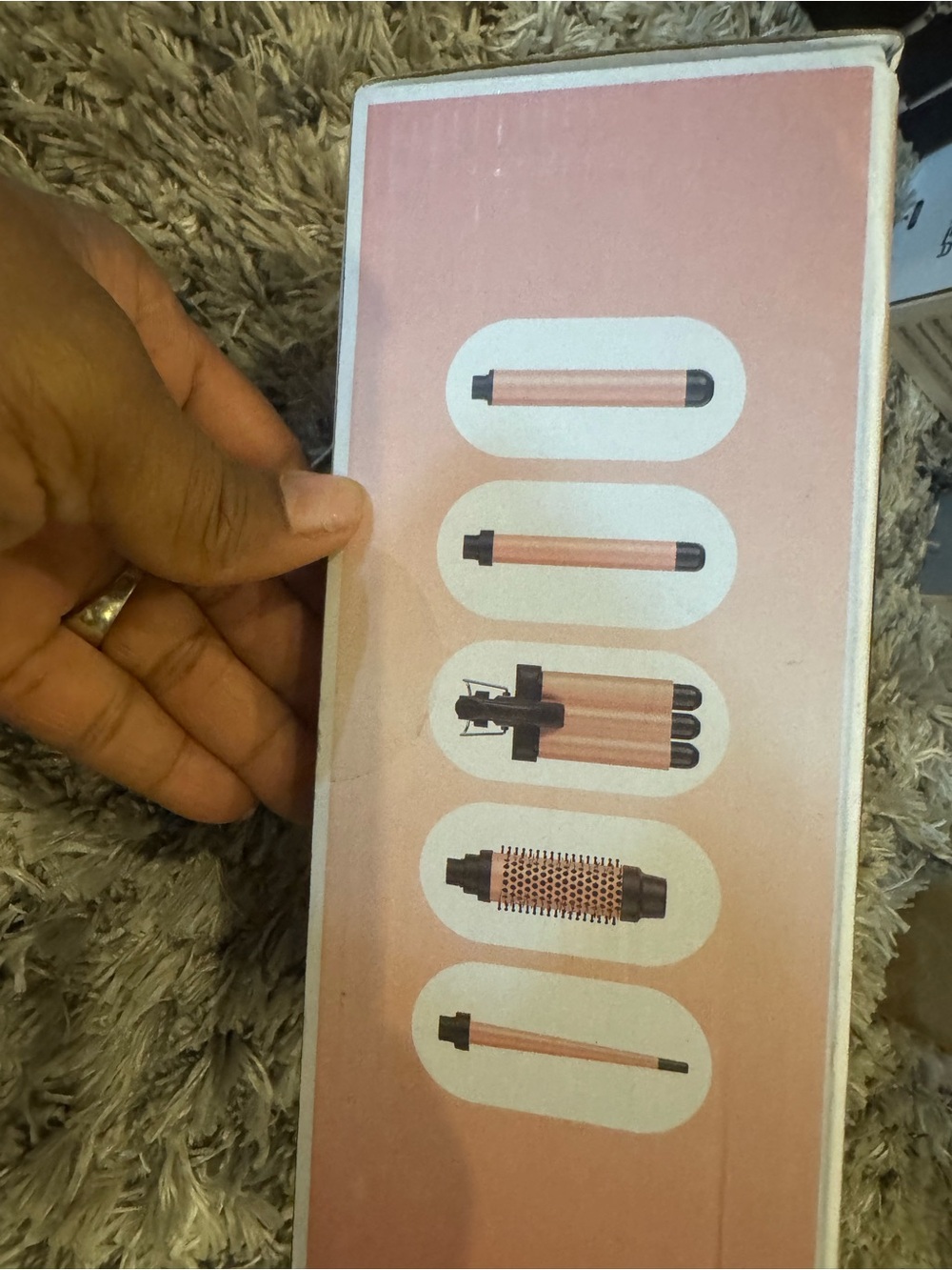 Rose Gold Multi-Barrel Hair Styling Set